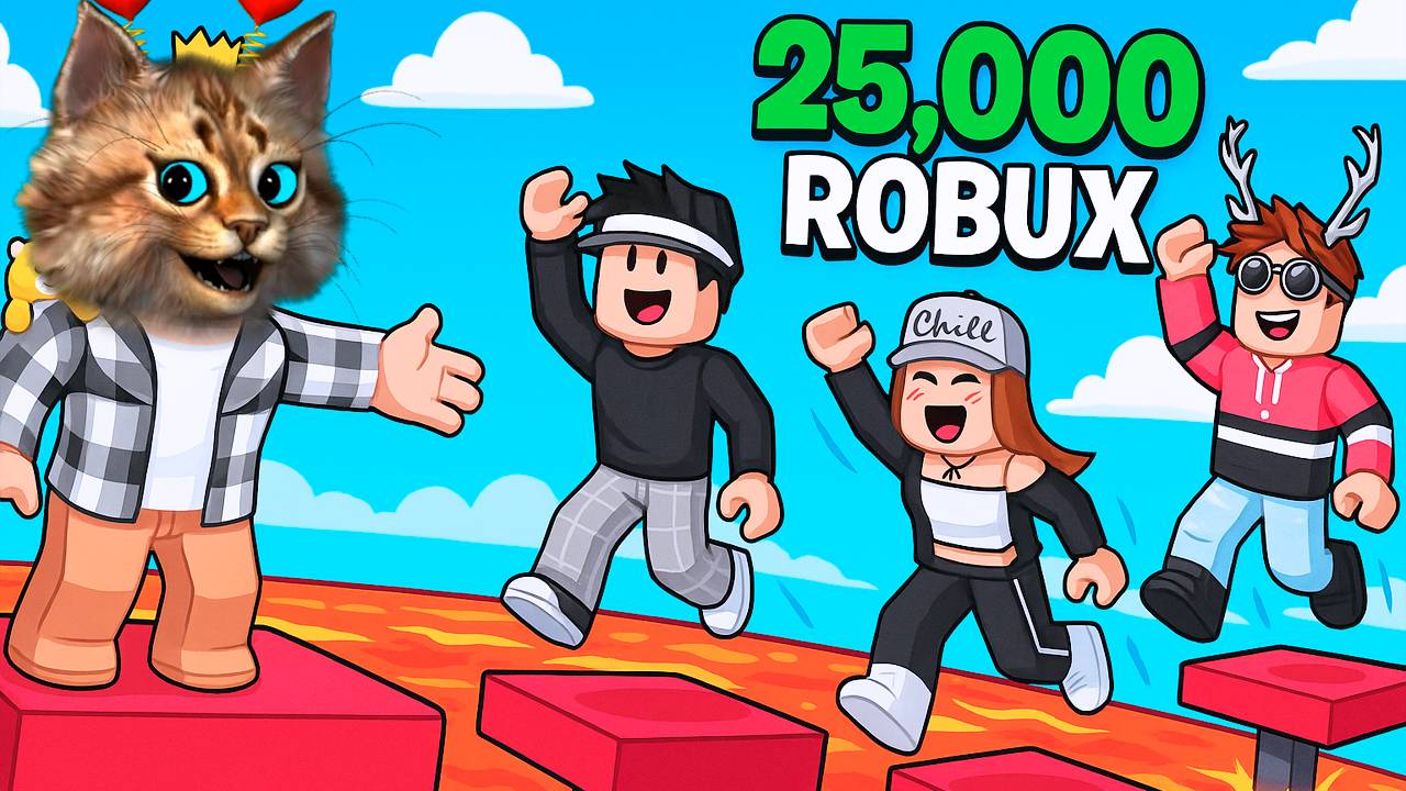 ВЫИГРАЙ ДО 25000 РОБУКСОВ В ТУРНИРЕ РОБЛОКС (Товер оф Хелл, Дорс, мм2, стеклянный мост) Весёлый Кот