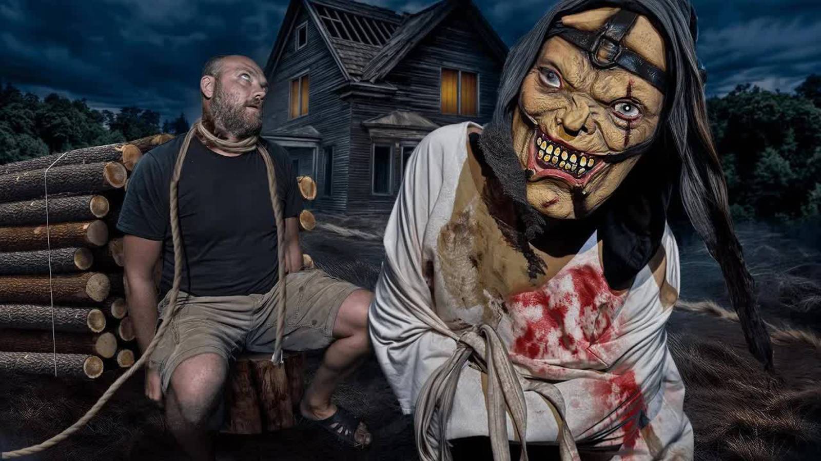 МАНЬЯК ЗАКЛЮЧЕННЫЙ НАБРОСИЛСЯ НА БОРОДАЧА В ДЕРЕВНЕ. МЫ В ОПАСНОСТИ