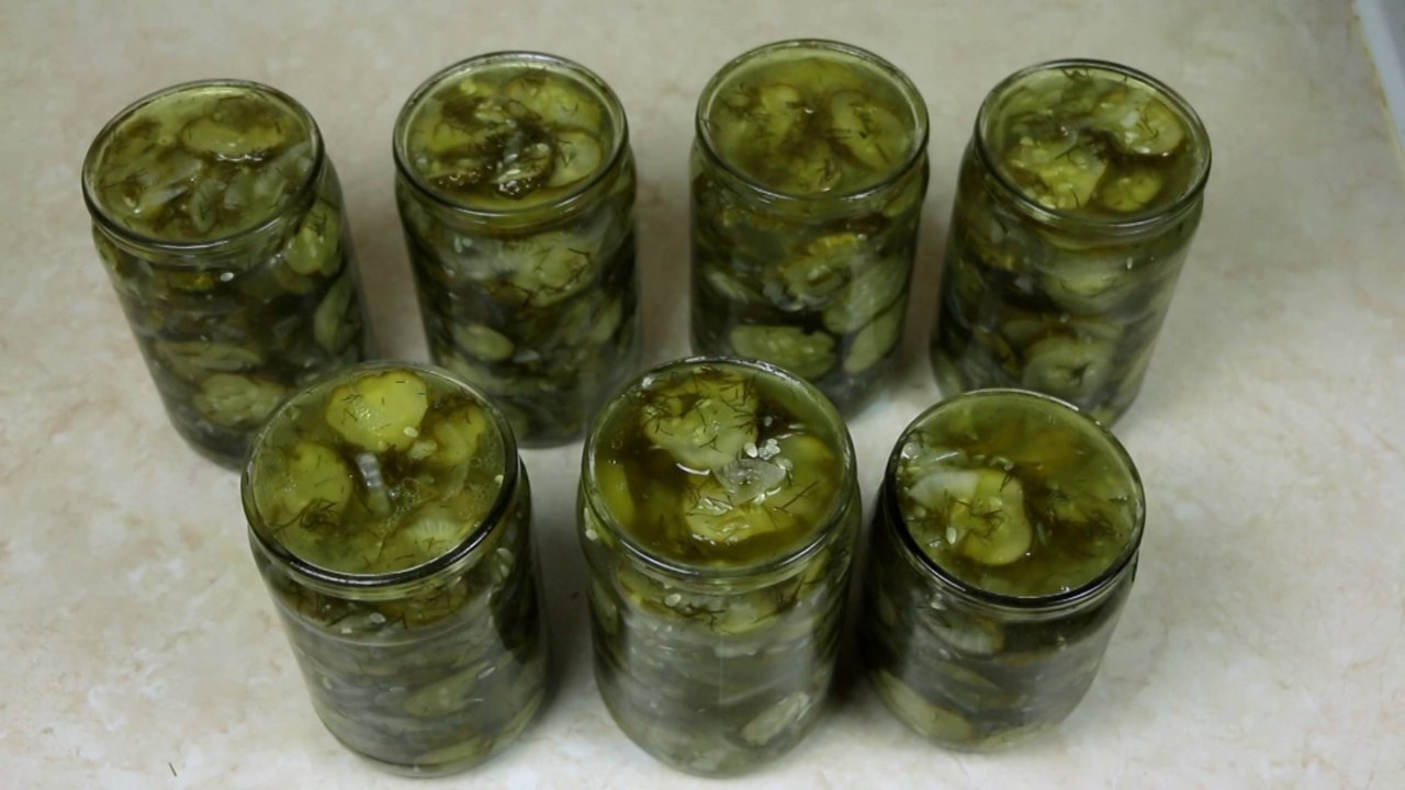 Салат из огурцов на зиму ✧ Салат "Нежинский"