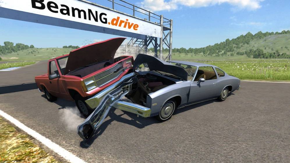 BeamNG.drive момент аварии на Toyota Land Cruiser Prado🔥🔥🔥