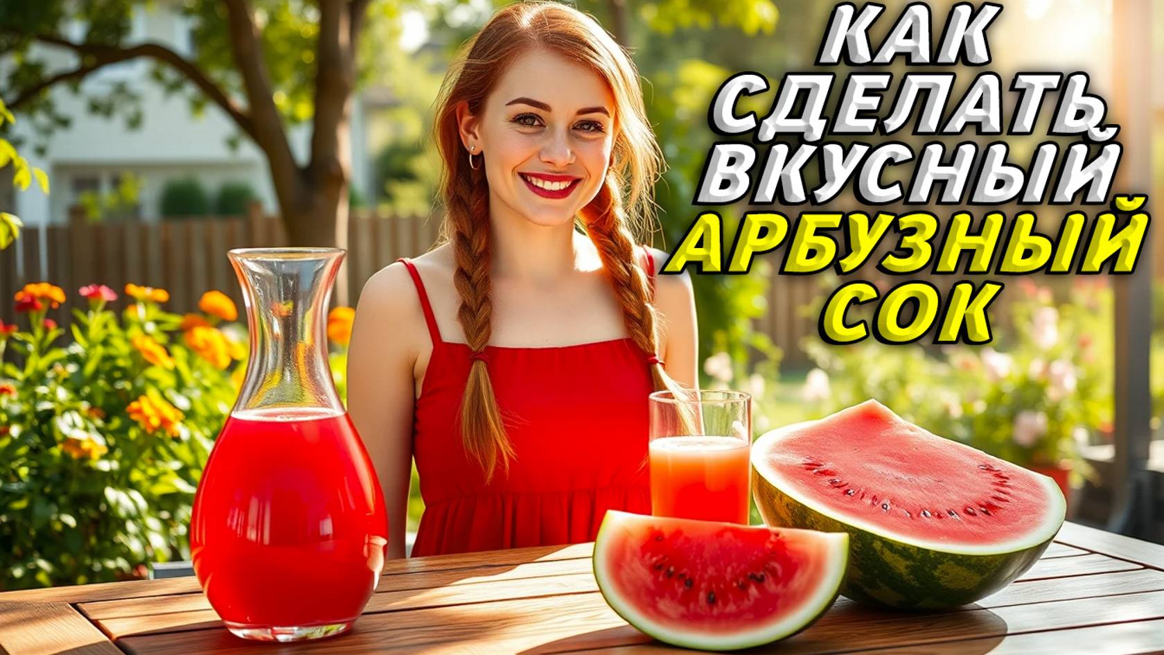 Как сделать Арбузный Сок
