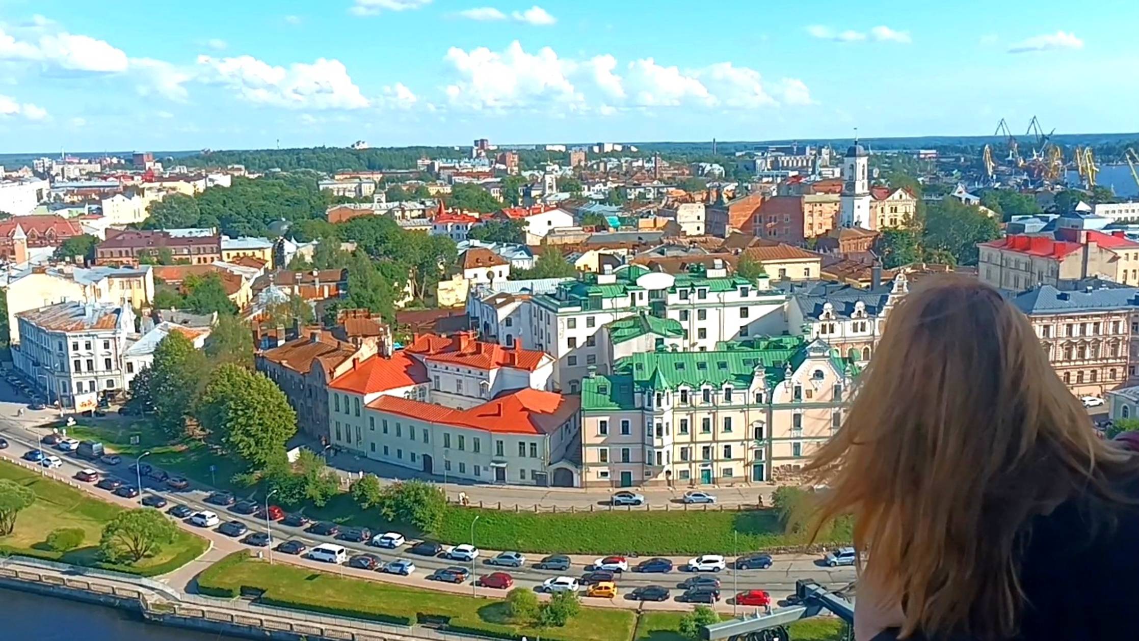 ВЫБОРГ - Вид с башни Святого Олафа...