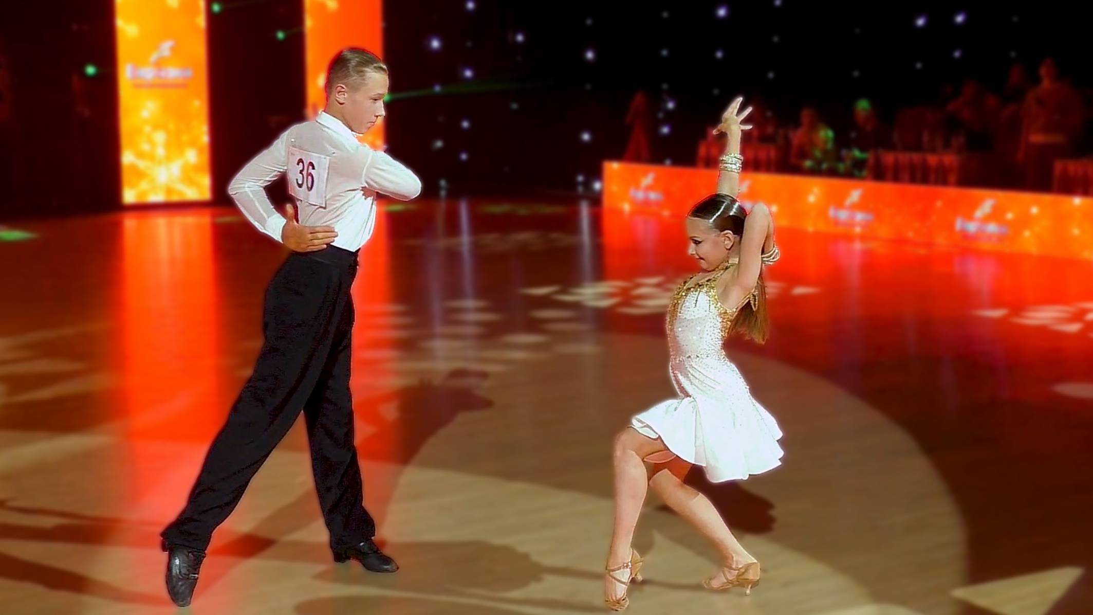 Самба. Юниоры-1, La (Open) финал: презентация пар. Belarus Open Cup 2024 / бальные танцы