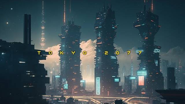 TOKYO 2077 / Cyberpunk City Ambient Music / ASMR Sci Fi