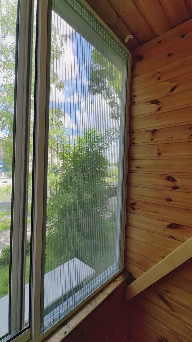 Москитная сетка плиссе на алюминиевые окна #москитныесеткиплиссе #москитныесетки