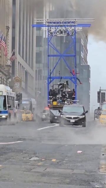 «Человек-паук 4», кадры со съемок, часть 7, Глазго, Шотландия