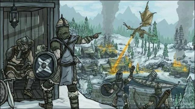 тяжелый рок  мои песни о довакине и Алдуине