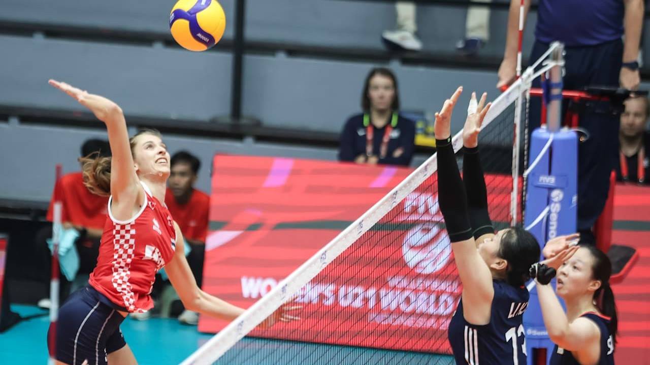 Волейбол. Китай — Хорватия. ЧМ-2025. Женщины U21