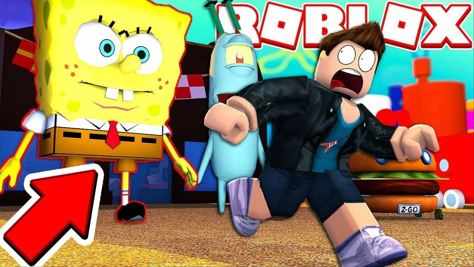 РОБЛОКС Roblox Украдите Губка Боба #2