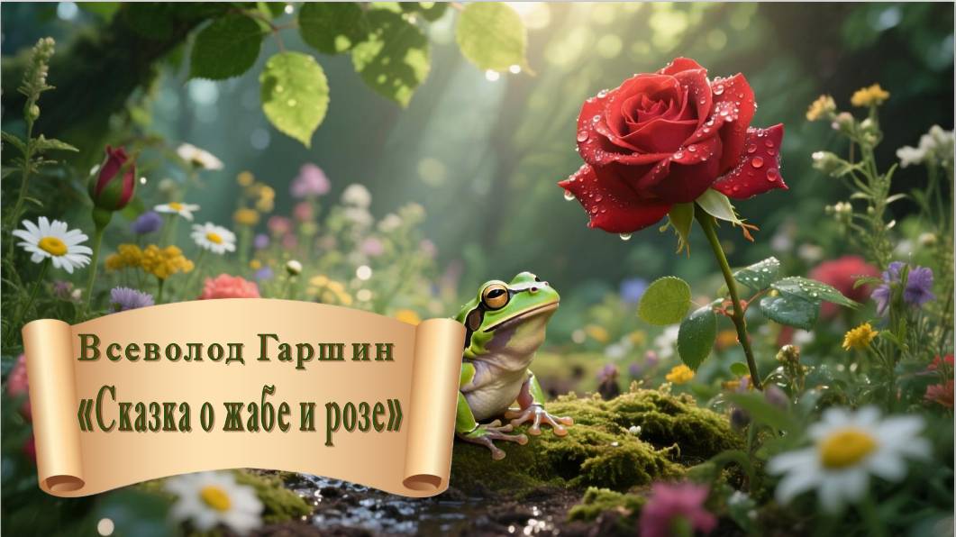 Всеволод Гаршин "Сказка о жабе и розе"