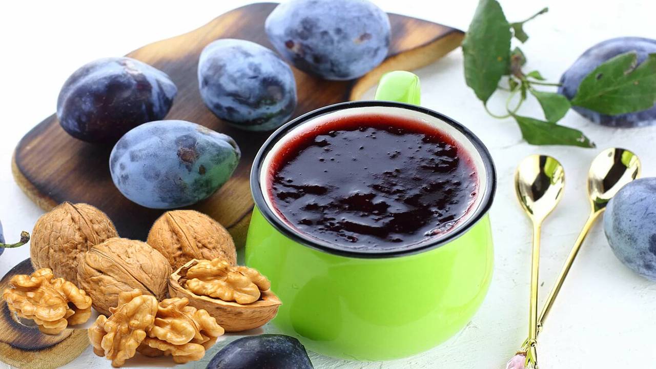 Варенье из слив по-грузински