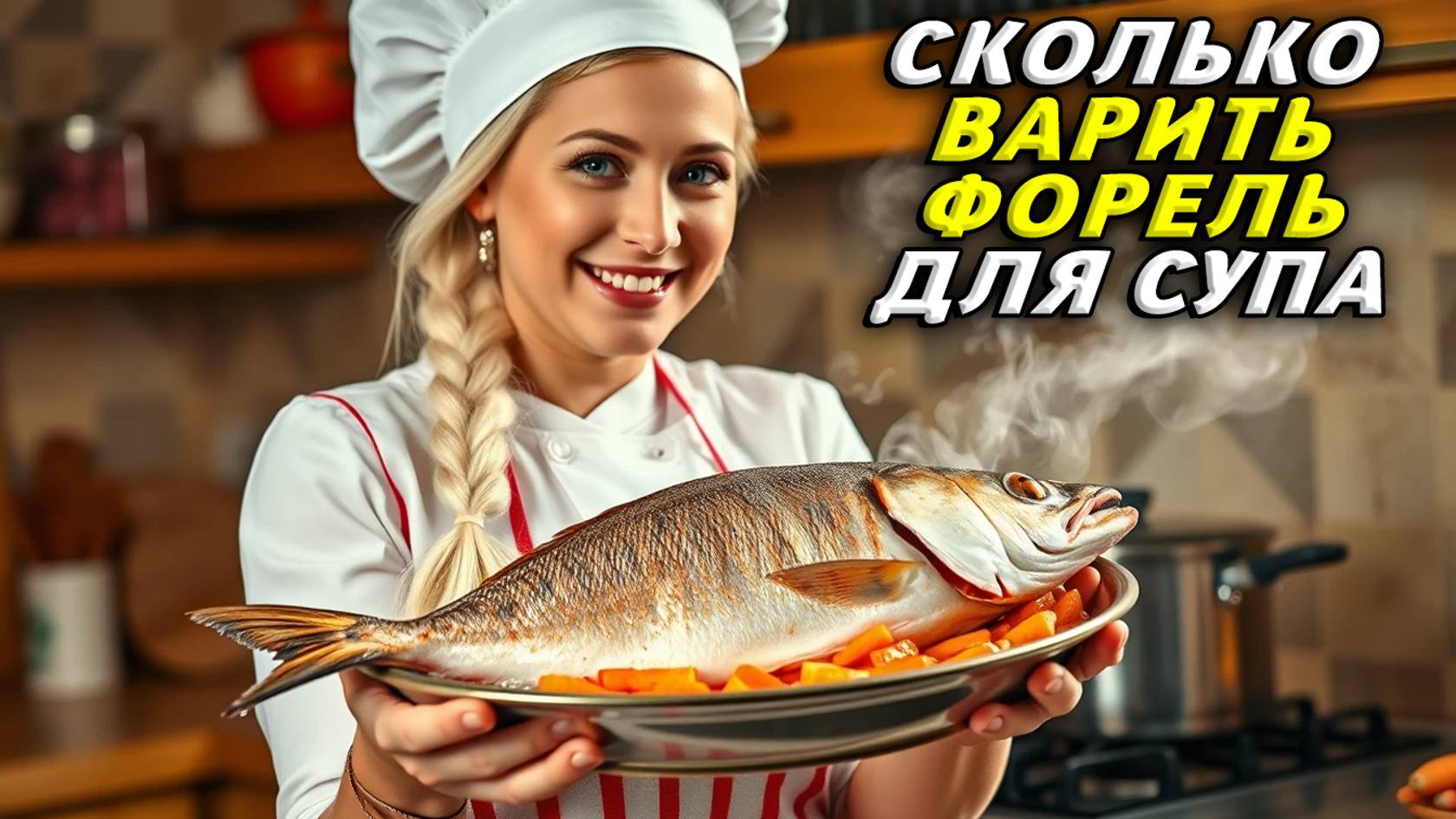 Сколько варить Форель для супа