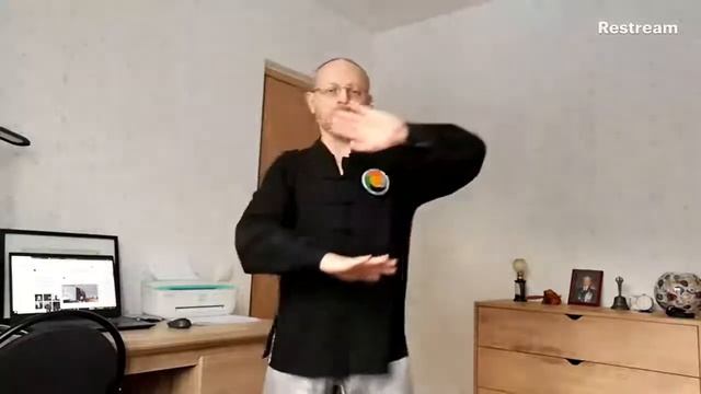 Восемь кусков парчи (занятие 55 мин с разминкой) #цигун #цигундляначинающих #цигунонлайн