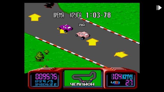 🎮 Championship Pro Am — Sega Mega Drive | Прохождение от старта до финиша