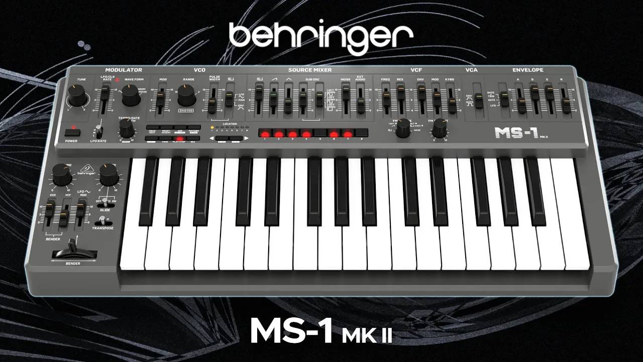 Behringer MS-1 MKII: Presets for Ambient, Electronic and Melodic Techno