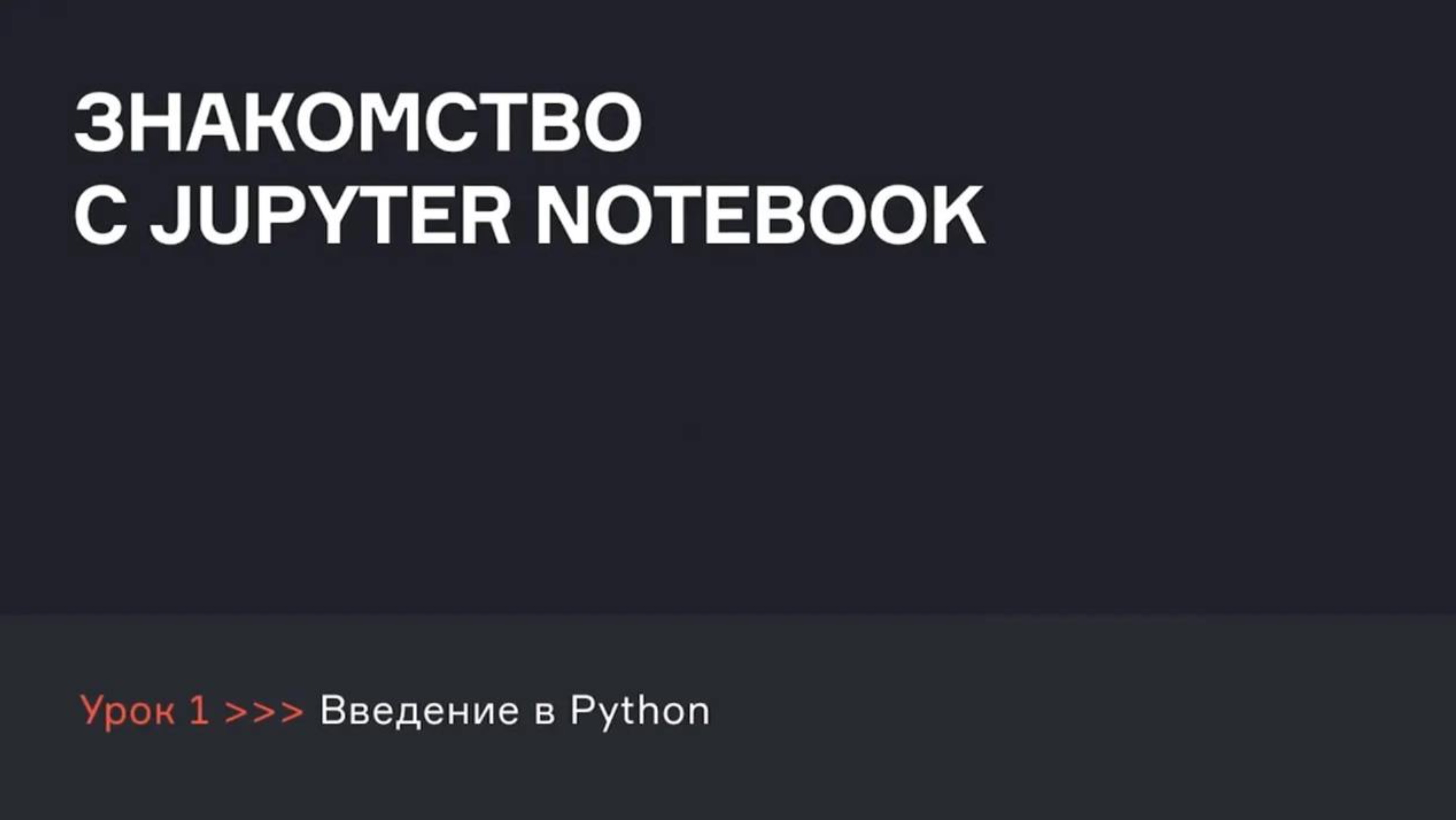 Знакомство с Python и Jupyter Hub | Аналитик данных | karpov.courses