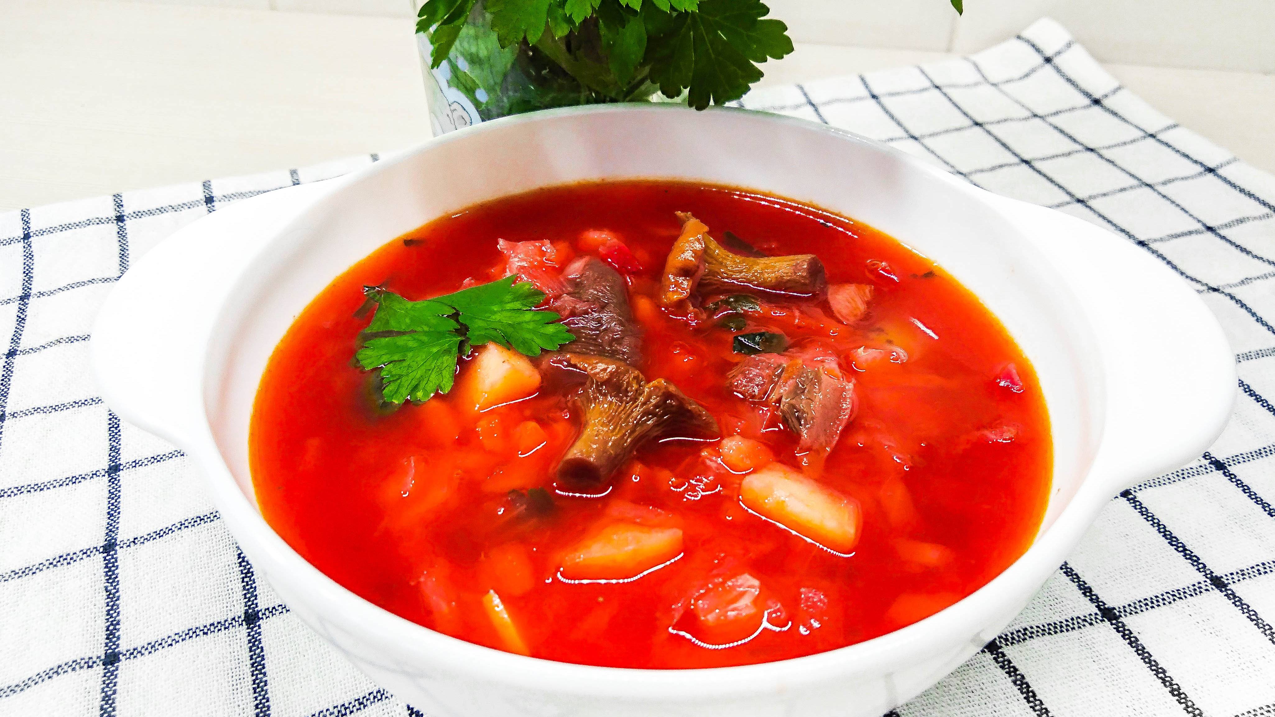 БОРЩ с лесными грибами. Ах, какой аромат !!!