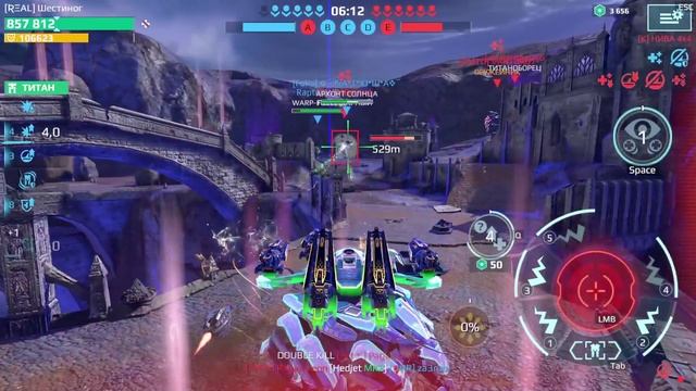 Как новый робот Стрикс на Ультим драгунах разбирает 2 новых злых титана Атласа War Robots