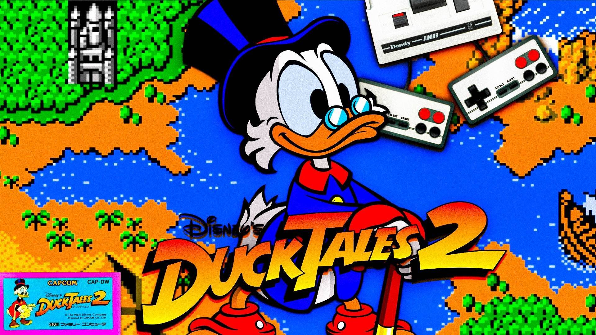Прохождение БЕЗ СМЕРТЕЙ ретро игры DuckTales 2 (Утиные истории 2) на #денди #ретро игры