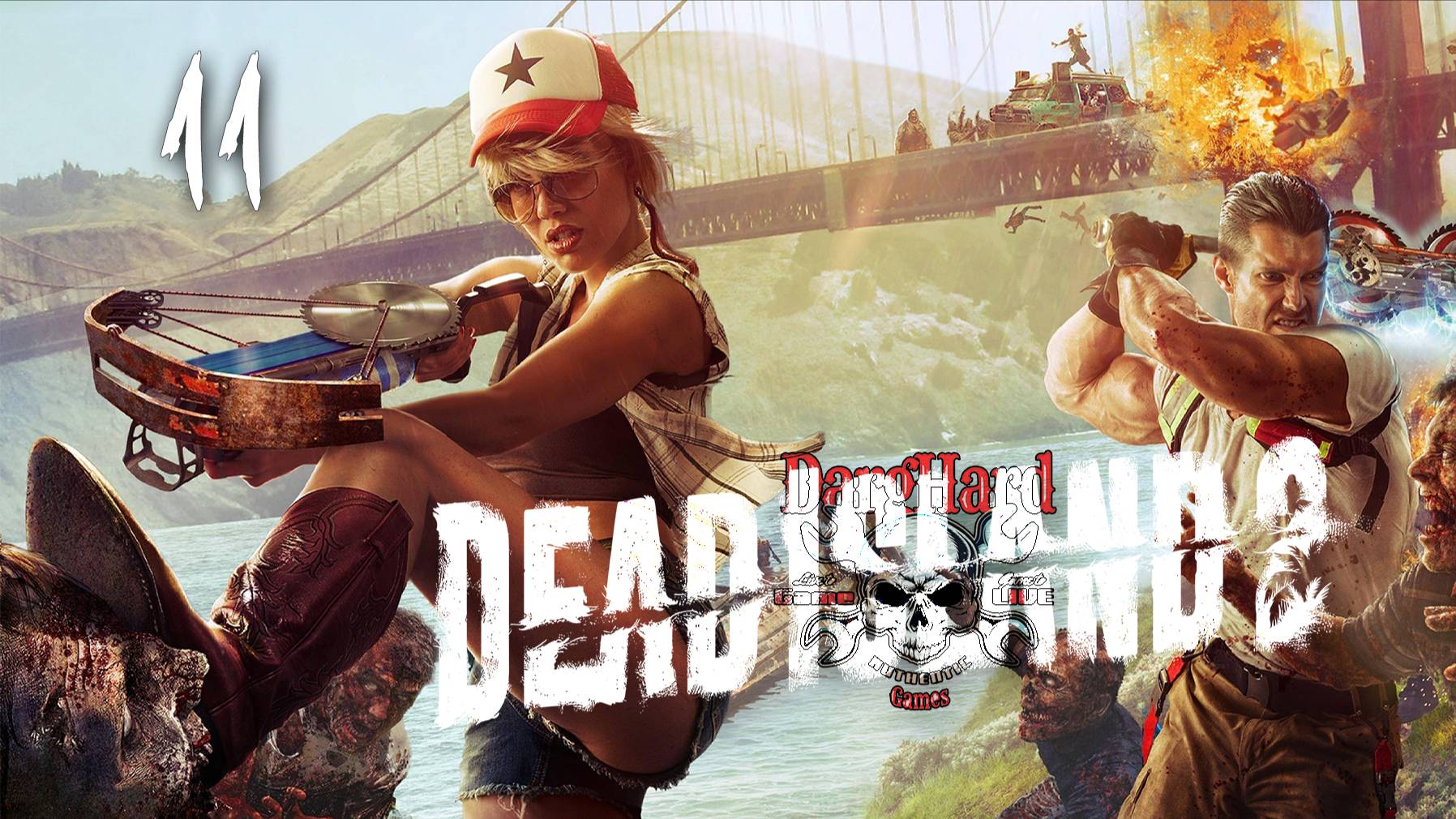 Dead Island 2 PS5 11. Мертвая тишина. Прохождение 4K Ultra HD 2160p Без Комментариев!