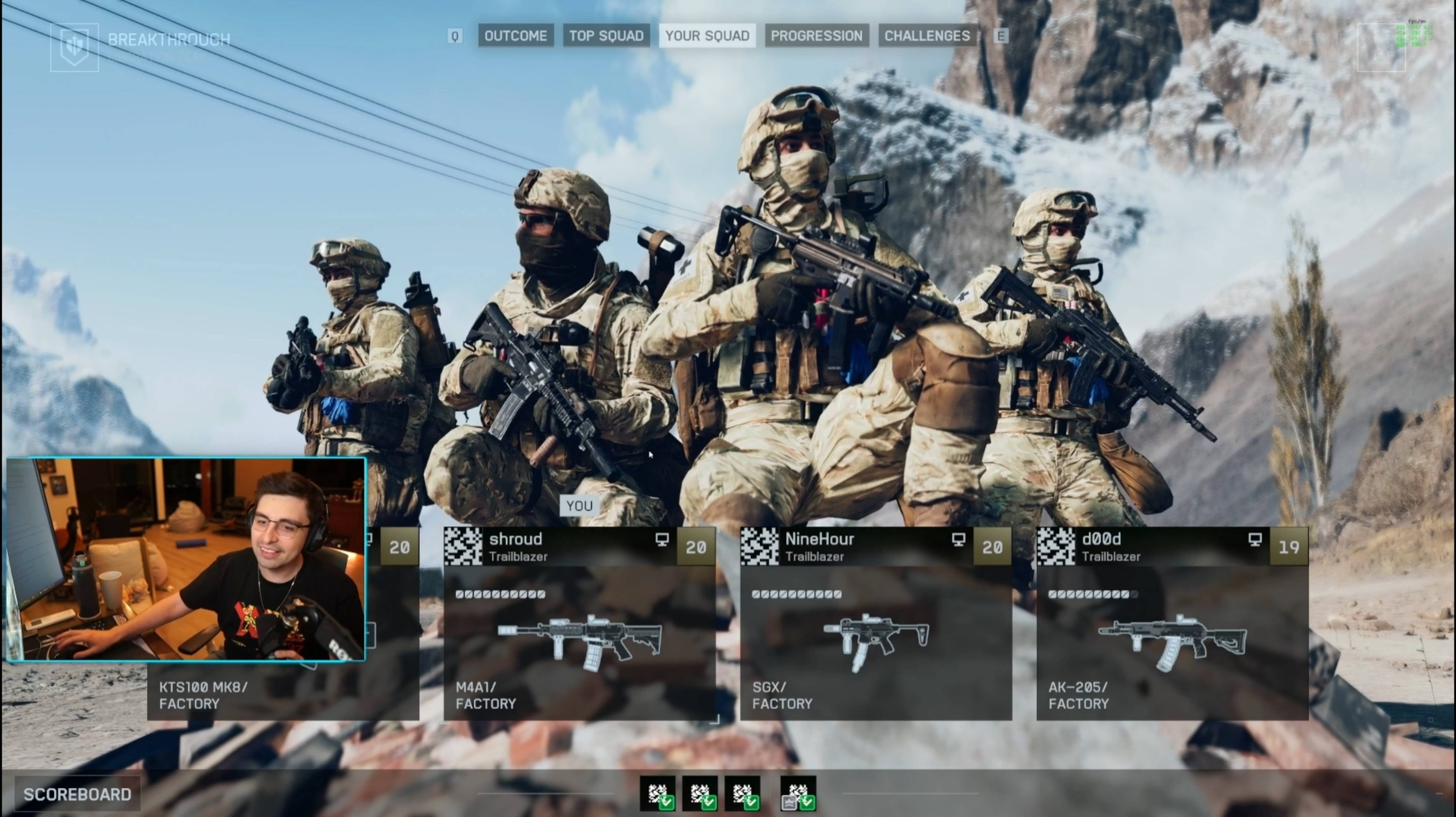 Battlefield 6 / Фантастическая игра геймера Shround с Твича , к/д - 121/8 / Я тоже так смогу;)