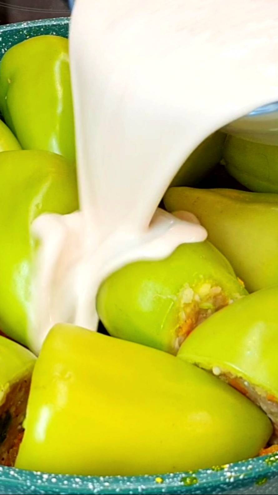 Фаршированные перцы Рецепт на сковороде  / Необычная начинка