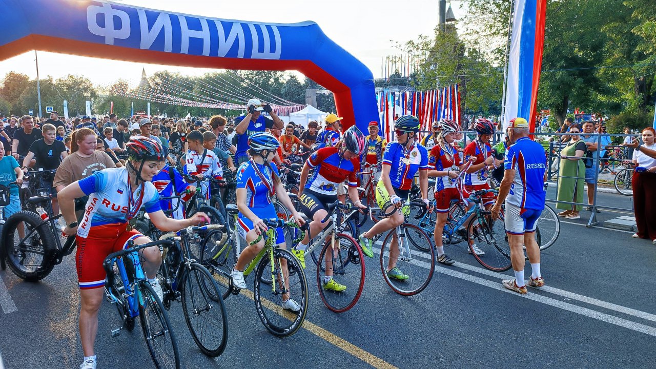 ВЕЛОПАРАД 2025.Астрахань.День физкультурника