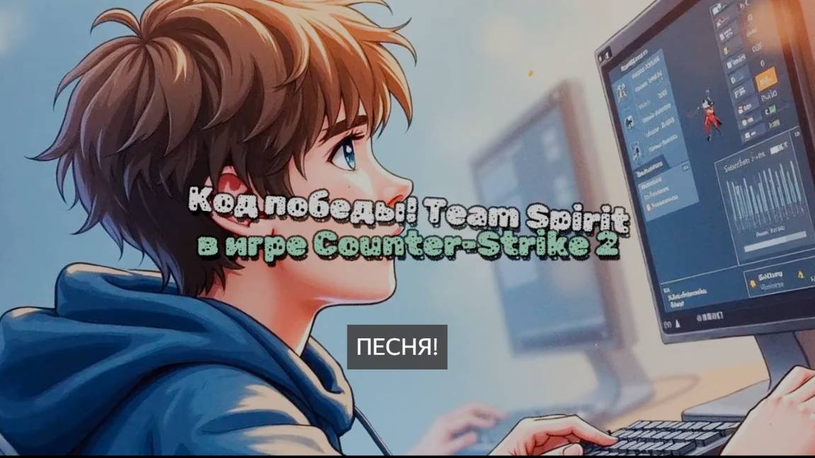 Песня. Новый хит. Код победы! Team Spirit. Первое место на чемпионате мира. Игра Counter Strike 2