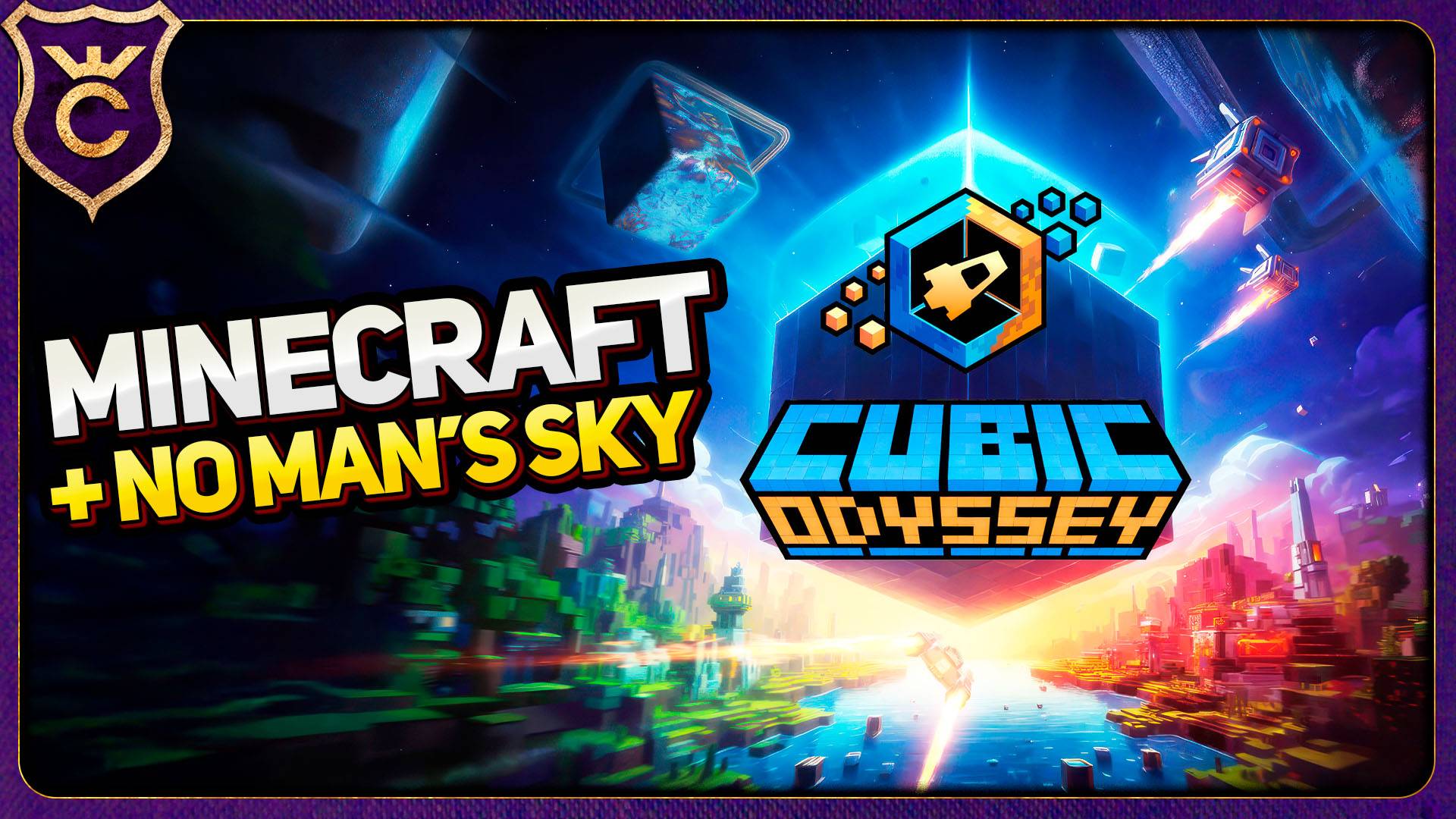 MINECRAFT + NO MAN'S SKY! Cubic Odyssey Demo