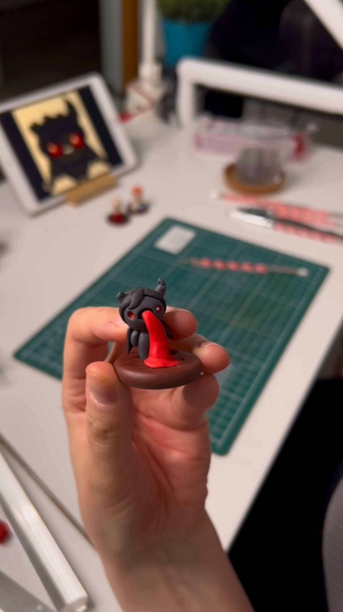 Азазель из полимерной глины 🖤 The Binding of Isaac