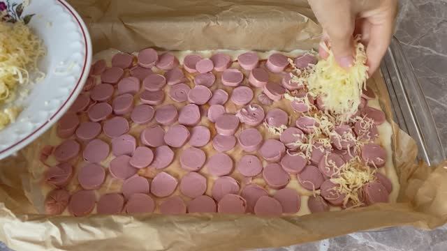 Быстрая пицца на жидком тесте