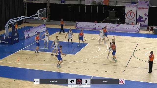 Универсиада вузов Пермского края 2025 | Баскетбол | ПНИПУ — ПГМУ | Полуфинал (юноши)