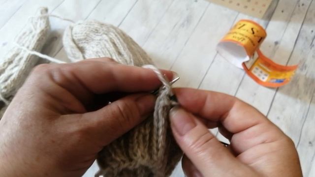 Самый простой узор на основе резинки 2*2. Мастер класс