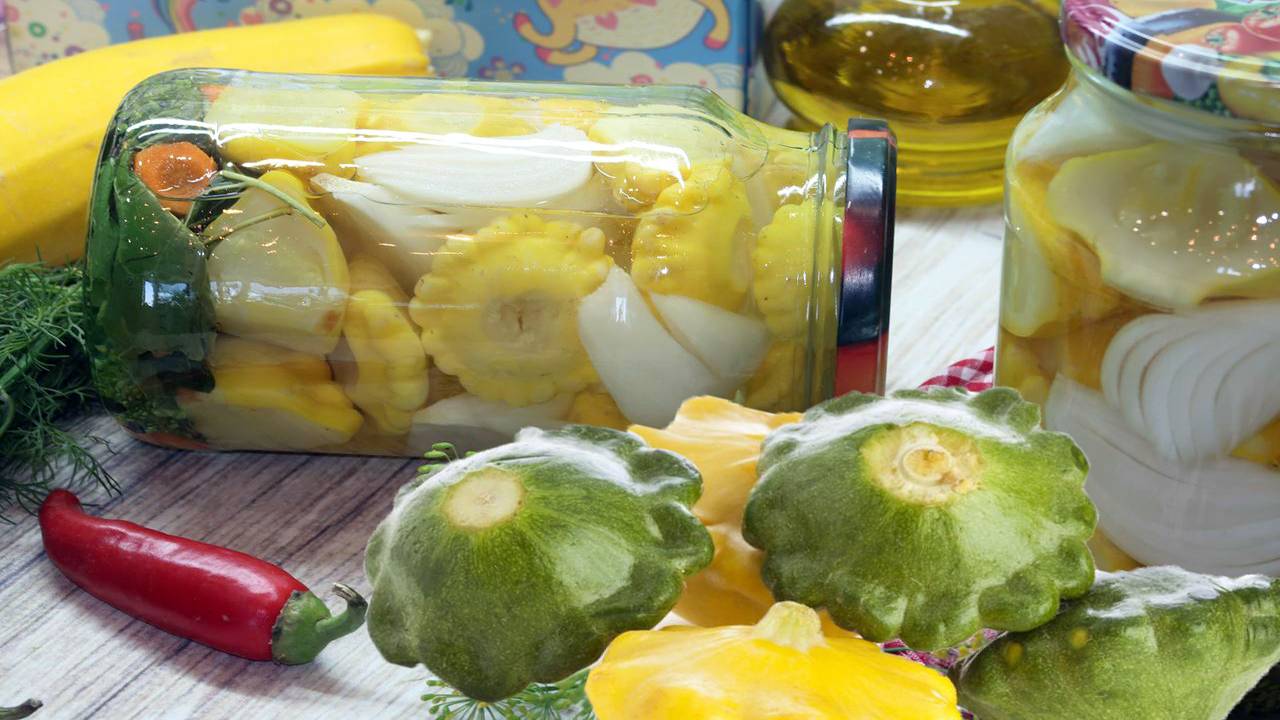 Маринованные патиссоны на зиму