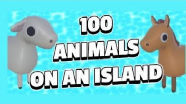 100 Animals on an Island. Walkthrough