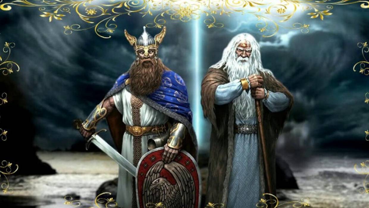 Славянские руны: Мир и Чернобог