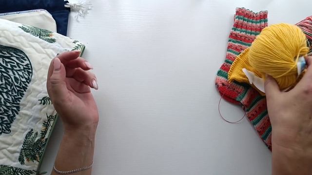 Носки из хлопка от Регии /сшила проектные сумочки с вышивкой