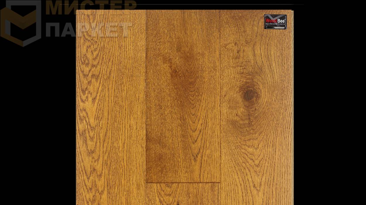 Широкоформатная инженерная доска Wood Bee Дуб Macallan ABС 190 мм