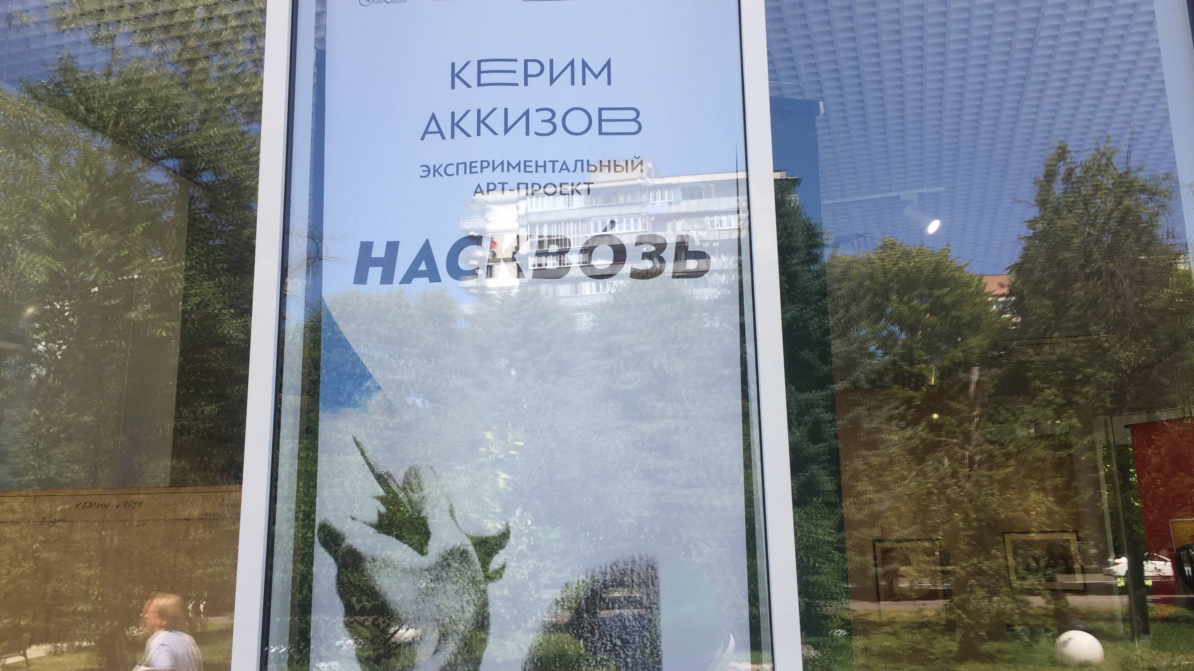 Нальчик.  Павильон современного искусства . Выставка  Керима Аккизова "Насквозь"