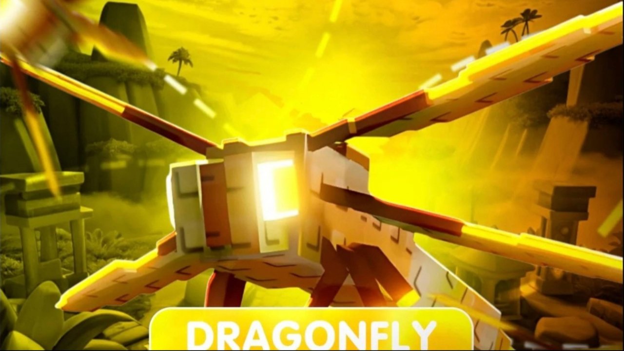 Розыгрыш на стрекозу в вырасти сад в роблокс