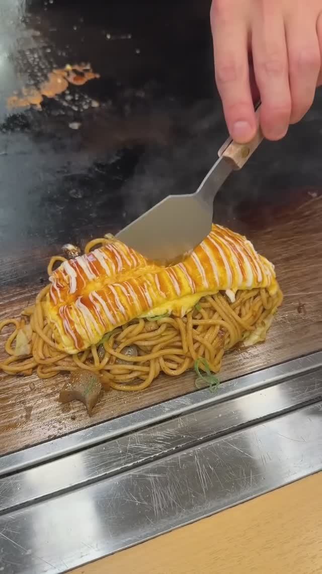 Лапша с омлетом