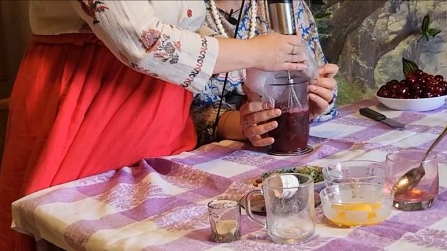 Вишневый мусс