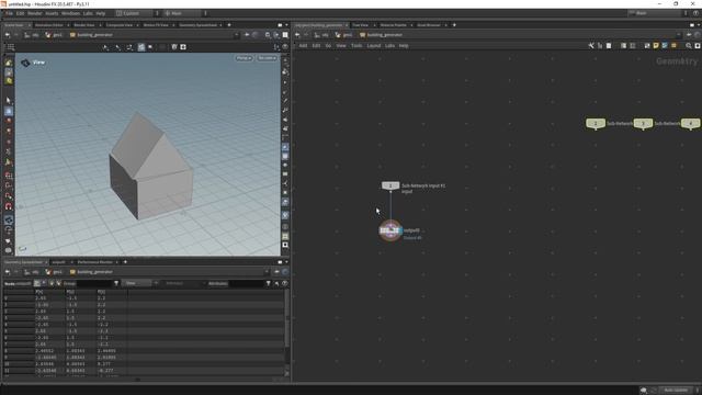 Project Skylark - Building Generator 1 - Inputs and Base HDA