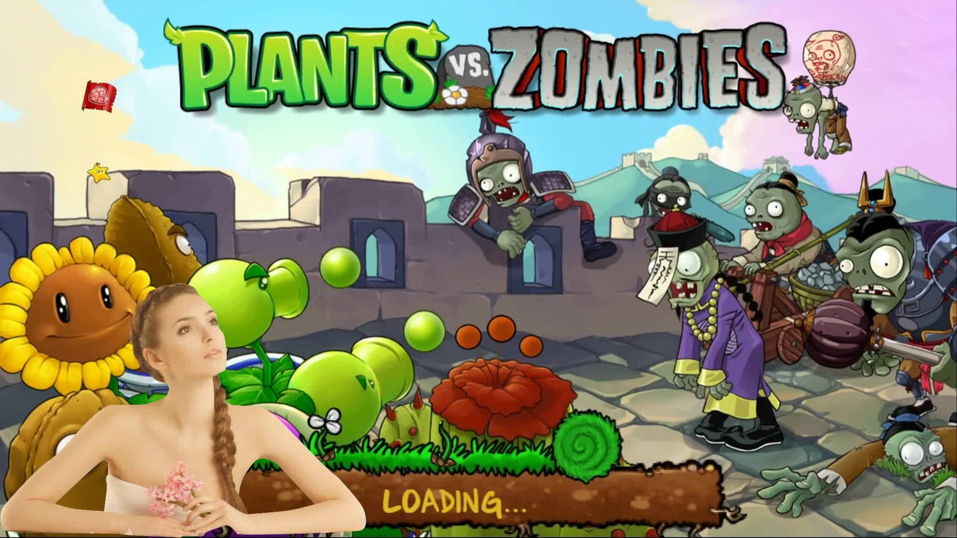 Plants vs Zombies Китайские мифы Chinese Myths Level 7-8 DAY Прохождение игры