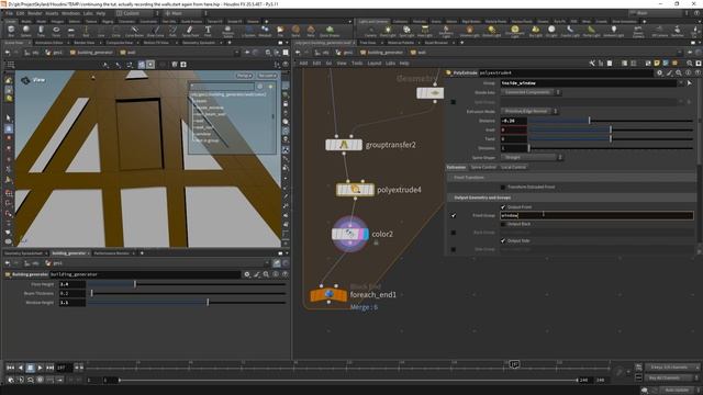 Project Skylark - Building Generator 8 - Corner Beams, Window Depth and Basement