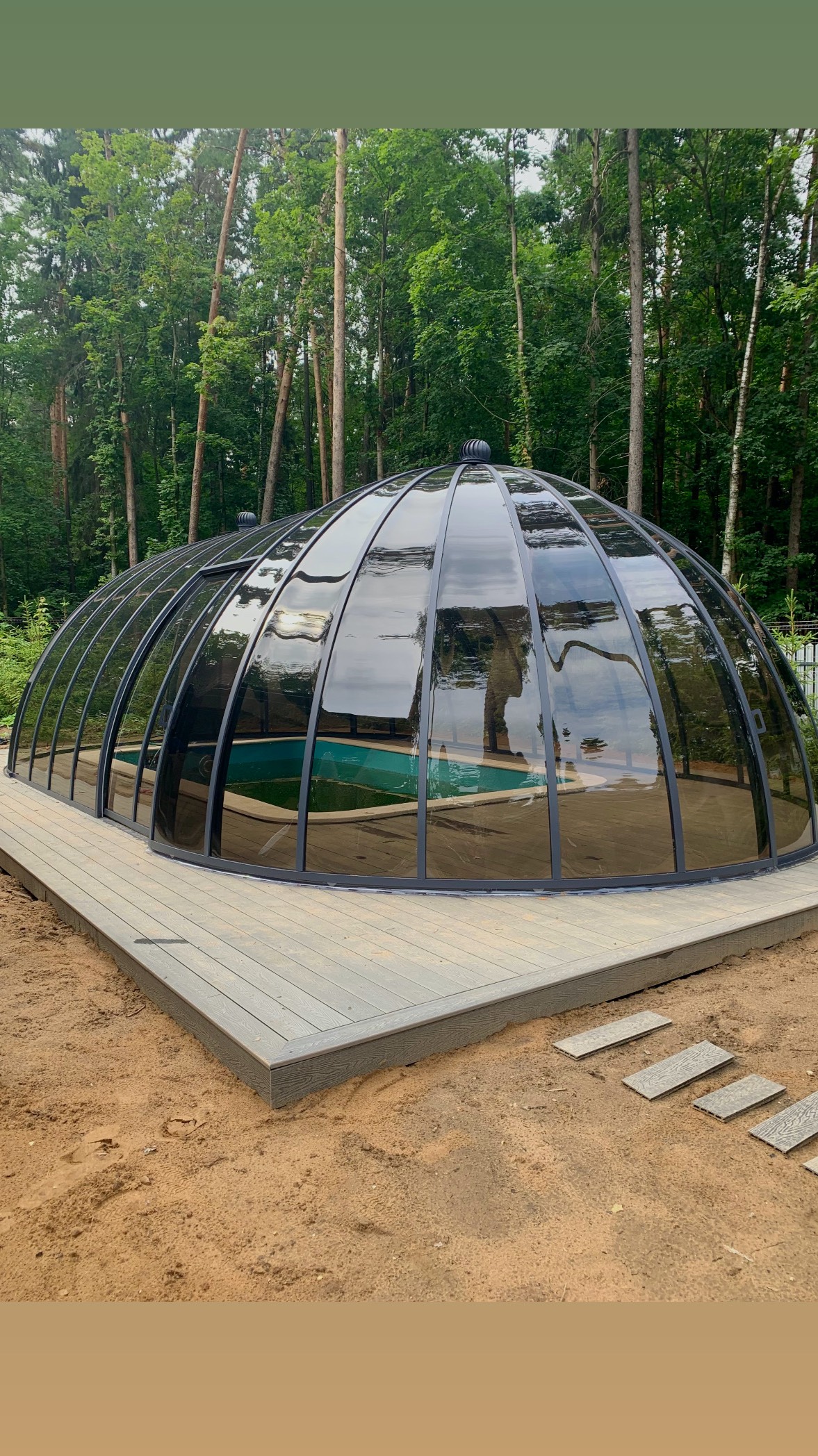 Шатры для бассейнов купольные | Заказать на cupol365.ru