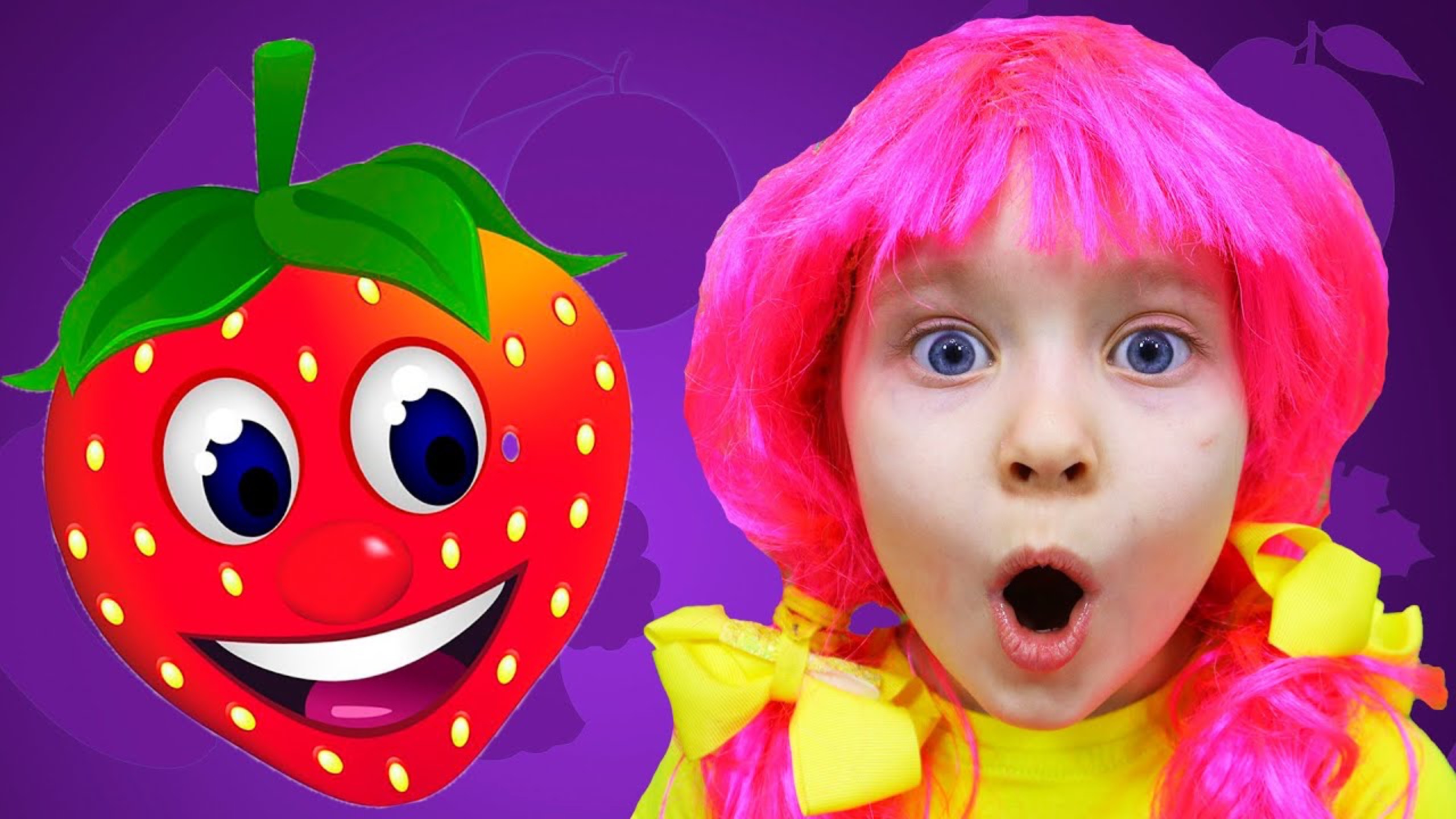 Детская песенка про Овощи и фрукты 🍓🍍Развивающая и обучающая мультик песенка для малышей