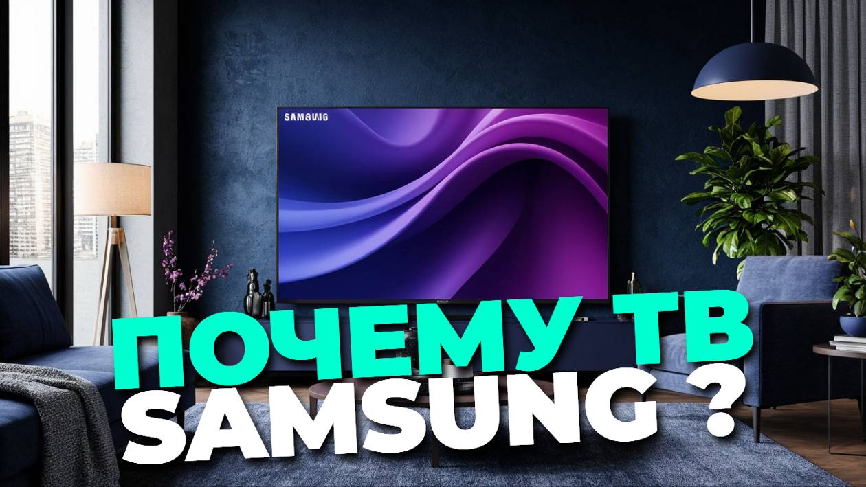 Обзор Samsung QE43Q60DAUXRU: Яркий QLED телевизор 43 дюйма! 🔥📺