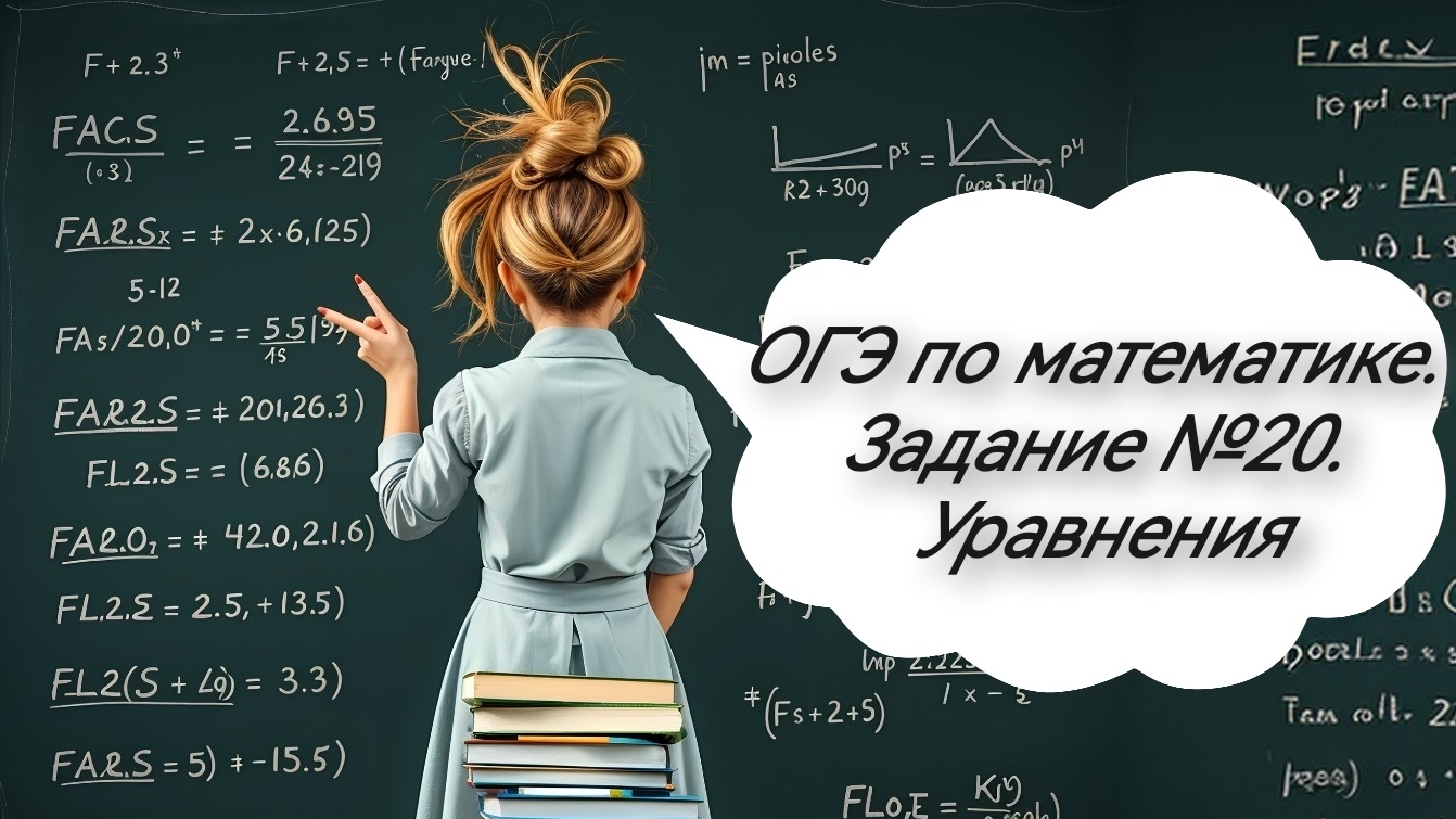 ОГЭ по математике. Задание №20. Уравнения