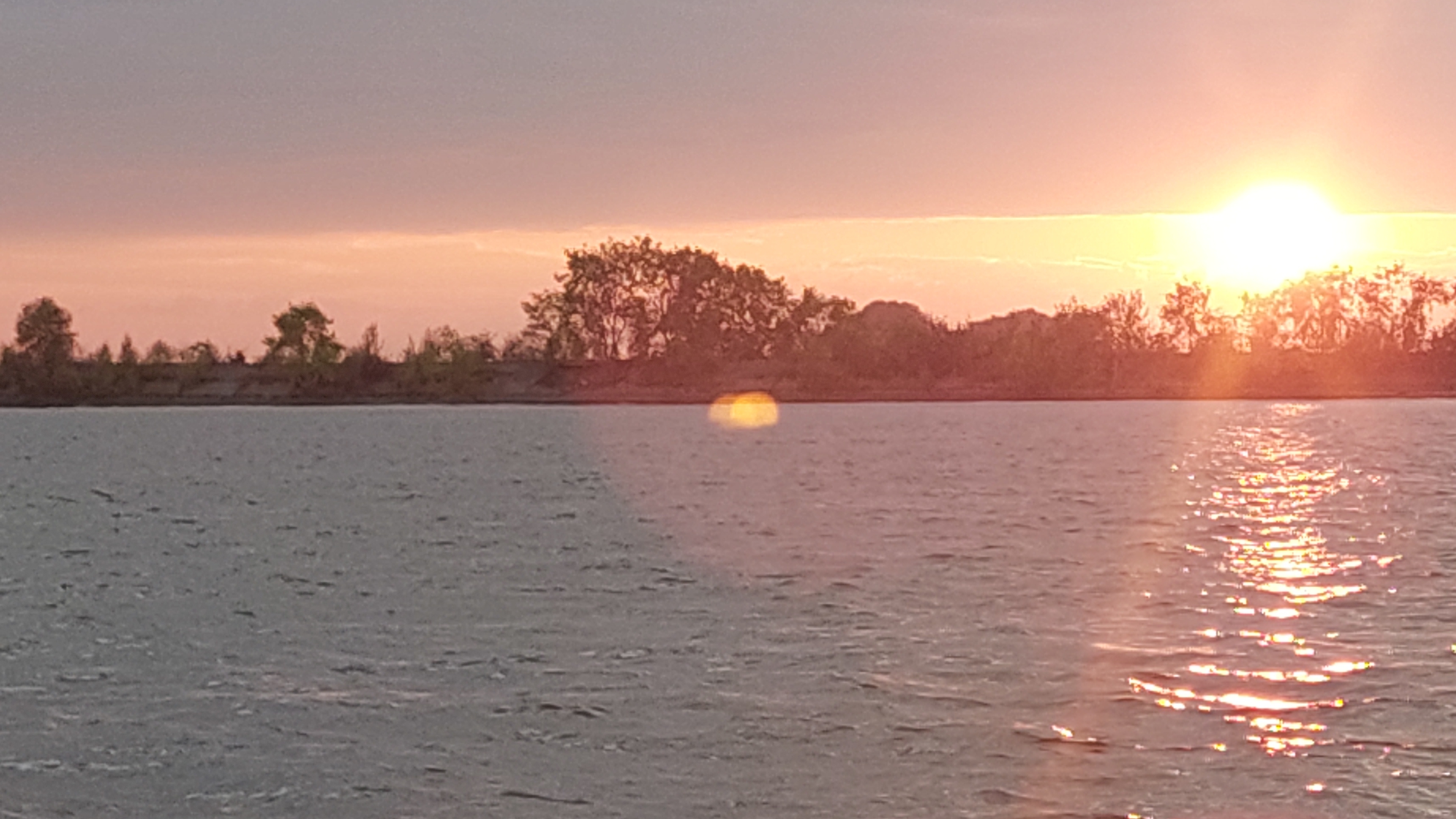 Вечерний закат в Казани